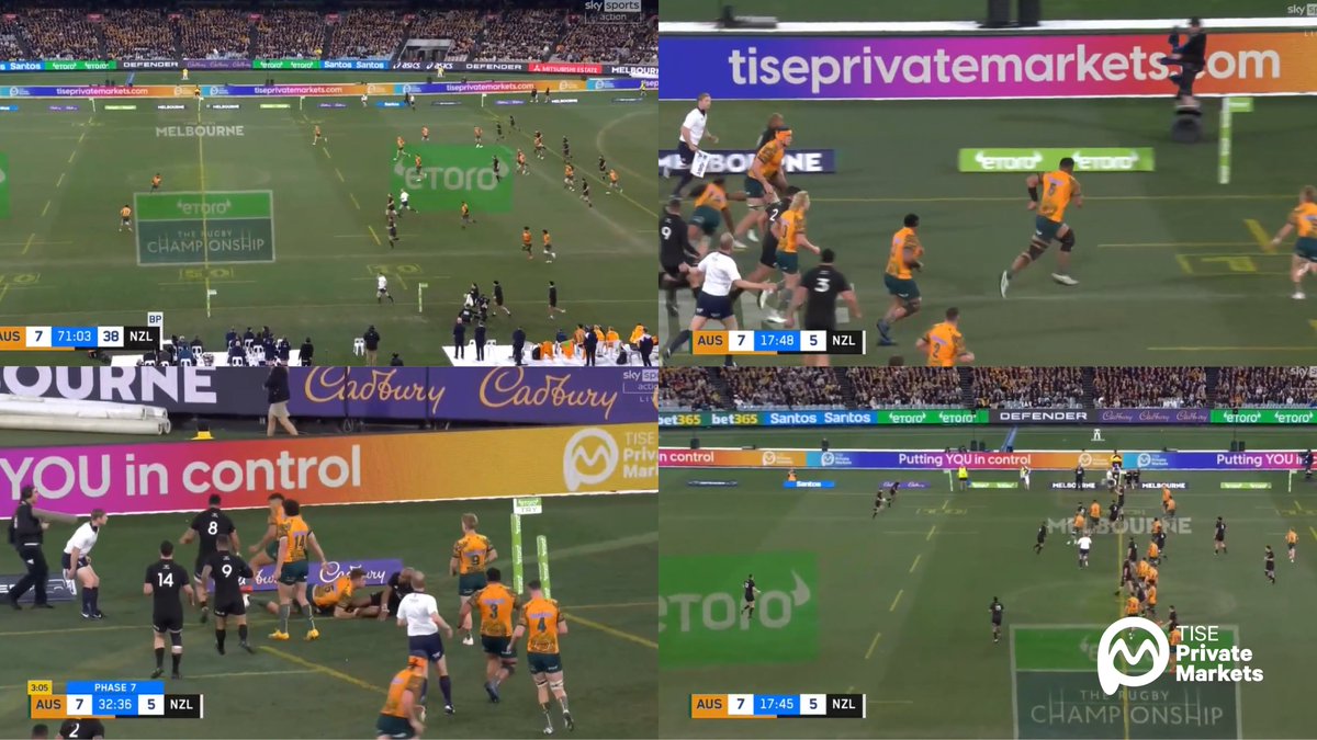 tisegroup's tweet photo. We’re thrilled that TISE Private Markets was able to play a starring role during Saturday’s international rugby union match between Australia &amp; New Zealand!

Congratulations to New Zealand on taking the win and claiming another Rugby Championship!

@SkySports, @SportseenLLP https://t.co/6EkPLlyS5m