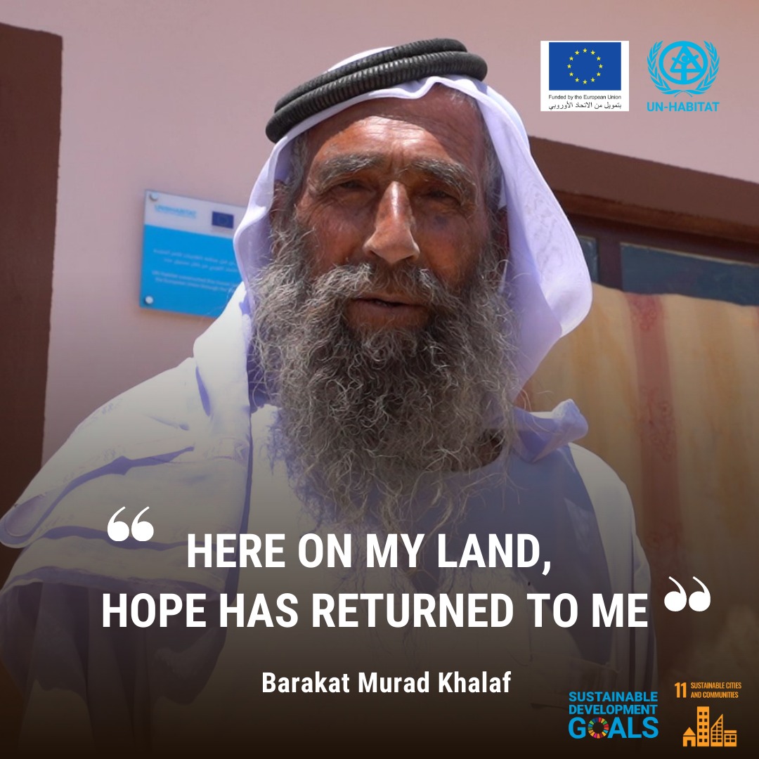 UNHabitat_Ar's tweet photo. 🏠✨After a decade of displacement, Barakat &amp; his family finally have a place to call home, Ninewa, Iraq!

@UNHabitatIRAQ &amp; #EUMadad delivered ✔️323 core-housing units besides the upgrade &amp; rehabilitation of facilities &amp; vocational training.

Full story➡️ https://t.co/DYfFANm635 https://t.co/DGn56EkkS4