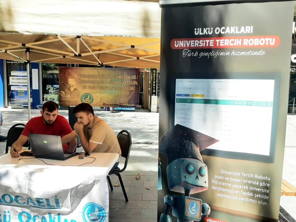 🇹🇷🖥️ Ülkü Ocakları olarak her zaman olduğu gibi tercih döneminde de Türk gençliğinin yanındayız! 🖥️🇹🇷

Sizlerde tercih standlarımızı ziyaret ederek ya da sizler için geliştirdiğimiz tercih robotu ile geleceğe sağlam adım atabilirsiniz.

<a href="/ayyildirim1/">Ahmet Yiğit Yıldırım</a>

ulkuocaklari.org.tr/tercihrobotu