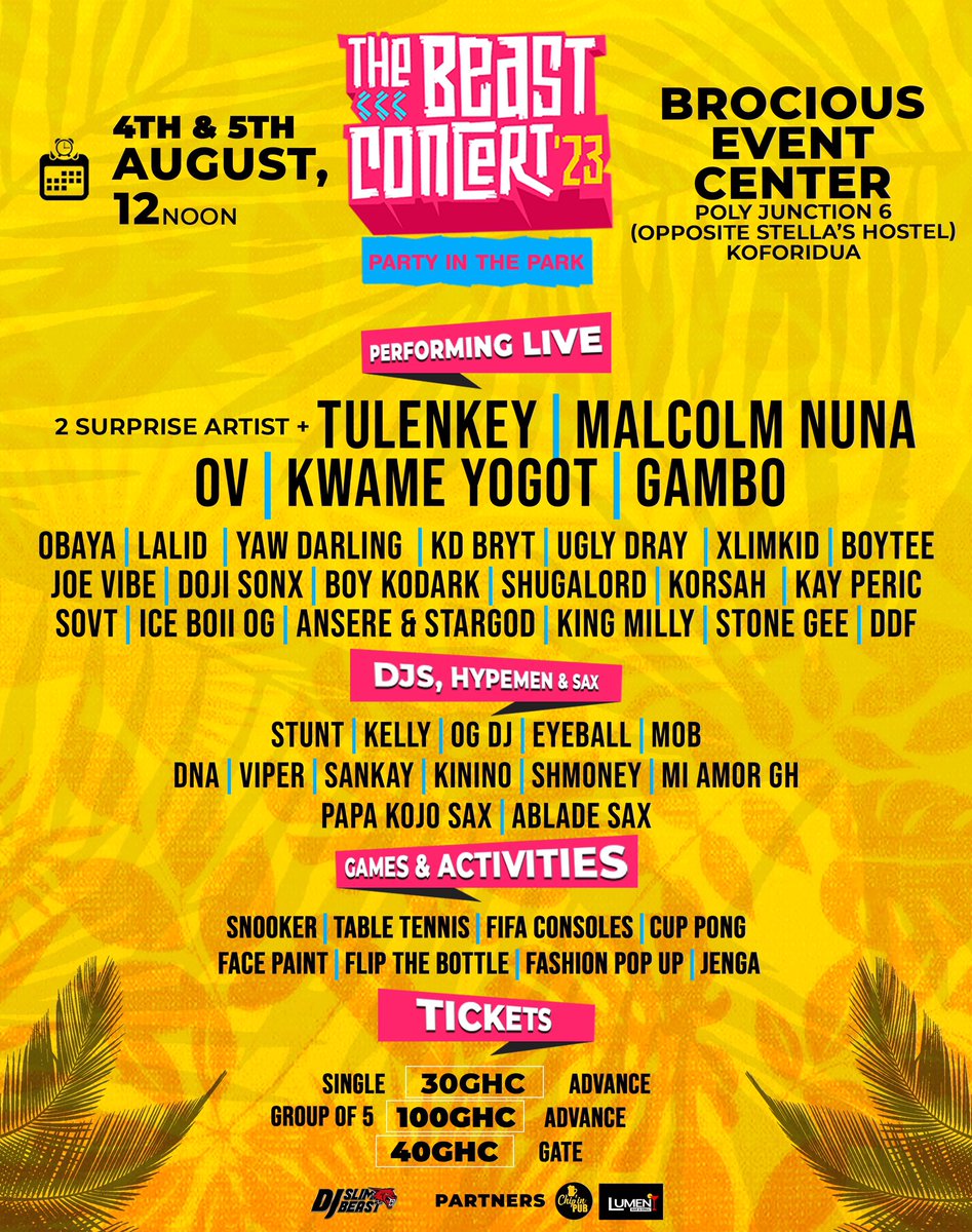 DjSlimbeast's tweet image. It’s been a journey with y’all. I officially announce my concert happening this August 4th &amp;amp; 5th in Koforidua.