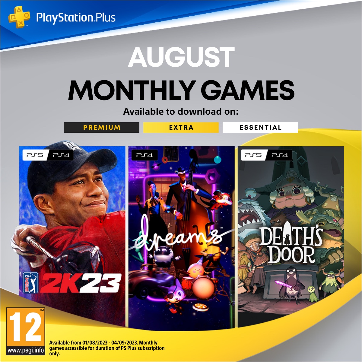 September's PlayStation Plus Essential, Extra and Premium games