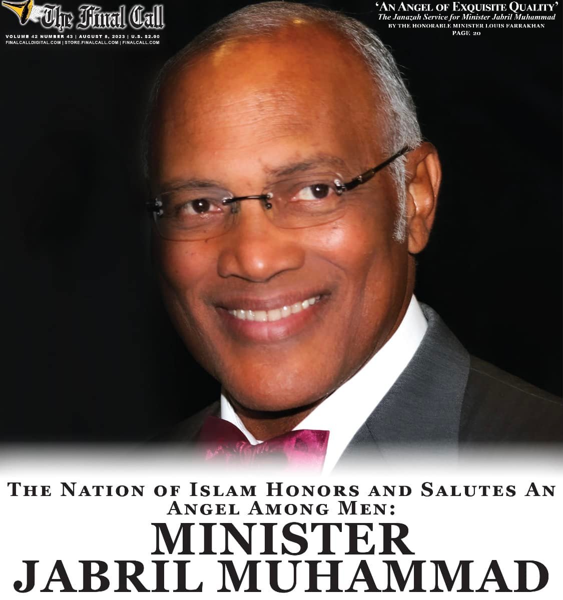 Renata564's tweet photo. The New Edition Of The Final Call Is Here!
The Nation Of Islam Honors And Salutes An Angel Among Men: Minister Jabril Muhammad
Subscribe at https://t.co/DOi2b5kYBd
Visit https://t.co/9sNGvZCQvf
Call 866-602-1230 ext 200
The F.O.I. in your community
#Farrakhan #AnAngelAmongMen https://t.co/zUzat05gI2