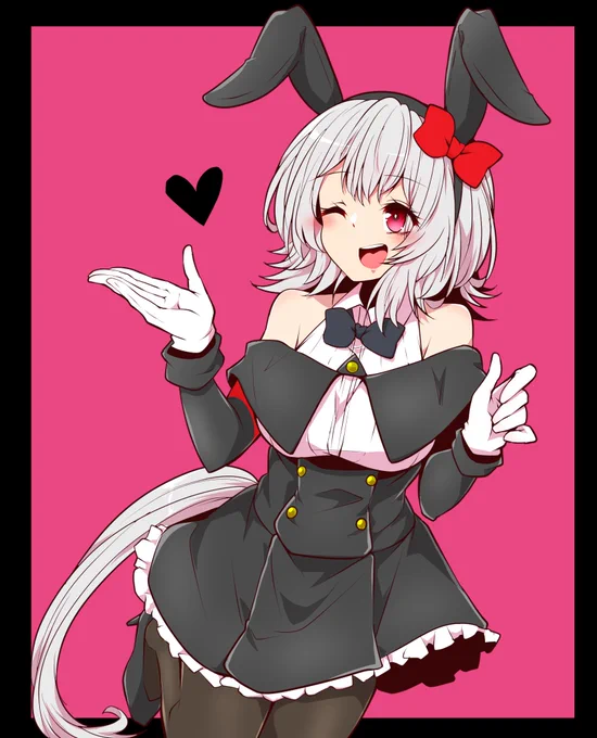 トレンドにバニーの日があったから描いてたけど よく考えたら明日だった。