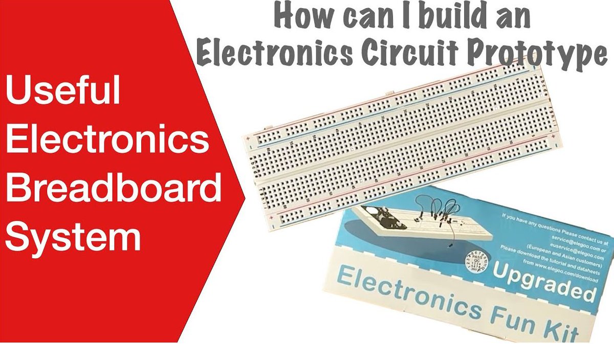 ElecNotes's tweet photo. An useful video about a solder-less breadboarding system (strip board) with electronics kit.
Watch the video: https://t.co/fnbz5dRUF9
#video #electronicsbreadboard #electronics #electronicsnotes https://t.co/vsOuphgEEd