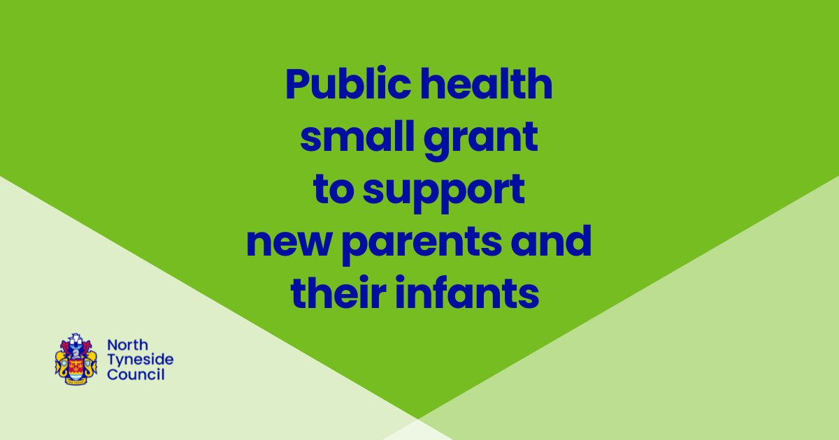 👉 Our public health team is inviting applications from providers who can support new parents through the small grants fund.

📍 Funding will be awarded to one provider for activity in Wallsend and North Shields.

ℹ️ You can find more information here: bit.ly/3Y992My