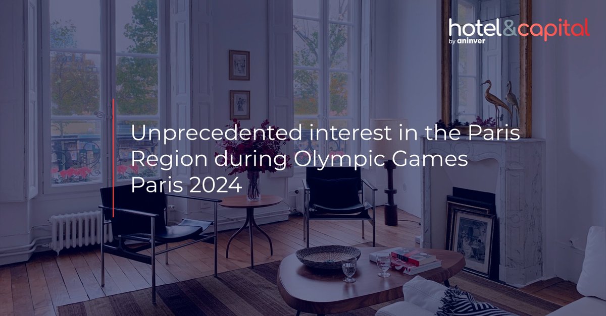Data released today by <a href="/Airbnb/">Airbnb</a> shows a significant increase in interest in the Paris Region ahead of Paris 2024 from both international and French guests.

Keep reading more on the Hotel &amp; Capital website by clicking the following link or image bellow: hotelandcapital.com/unprecedented-…