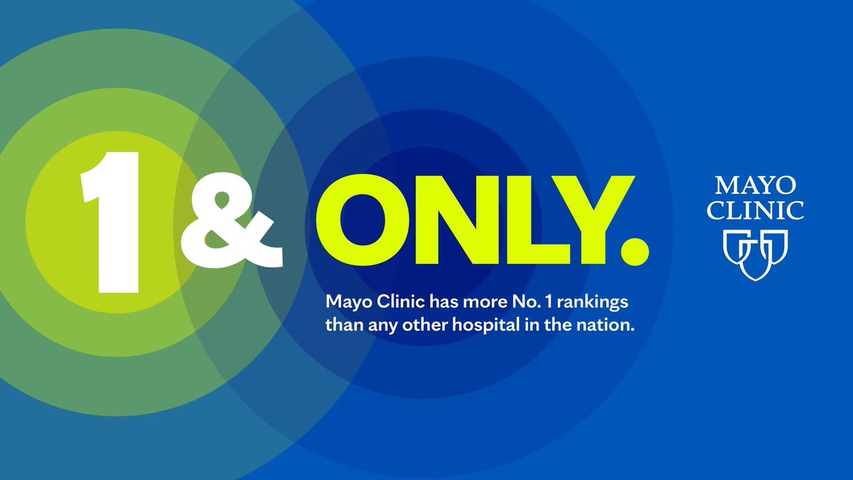 MayoClinicEndo's tweet photo. #MayoEndo ranked #1 for 27 consecutive years!

Mayo Clinic has been ranked once again No. 1 in #Diabetes &amp; #Endocrinology by @usnews for 2023-2024. https://t.co/yGrsjW73UI