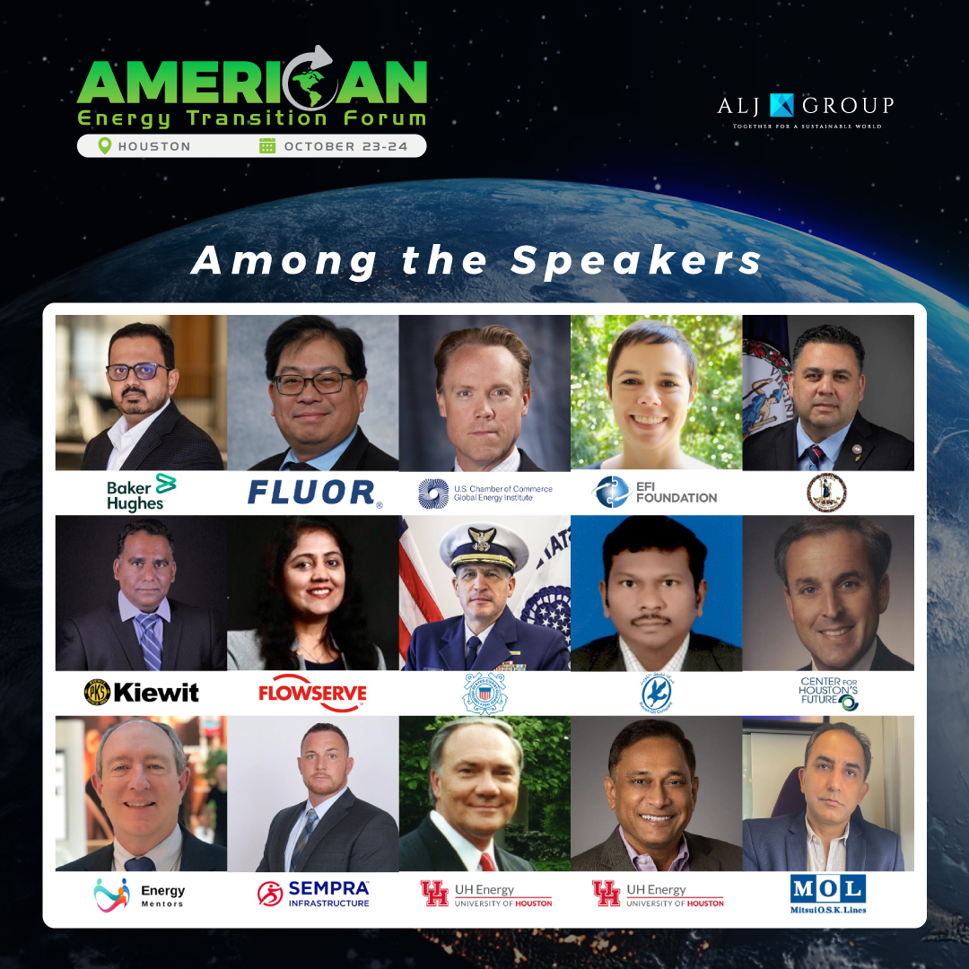 ALJEvents's tweet photo. Don't miss this exceptional opportunity to be part of the American Energy Transition Forum in Houston! Join us as we accelerate the transition to a cleaner, more resilient, and sustainable energy future. 🌎 https://t.co/hBt1oO0KVU https://t.co/mXZ5VLCeBd