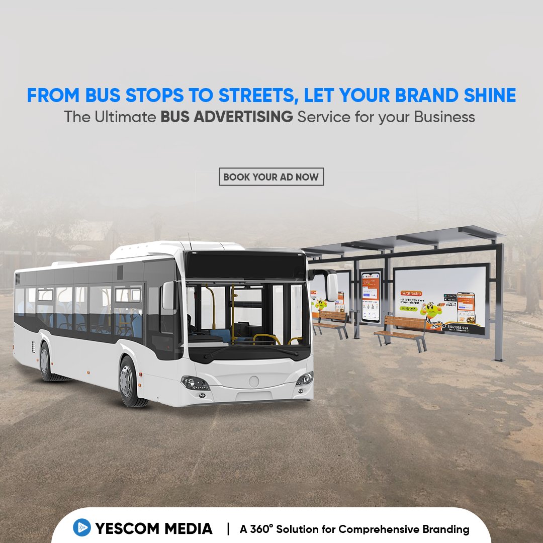 MediaYescom's tweet photo. Make sure your brand stands out from the crowd with the Ultimate Bus Advertising service. Get your message seen by your target audience with our wide range of effective advertising solutions.

Book your services now and let your brand shine!

#advertising #AdvertisingSolutions https://t.co/khe19g6afD