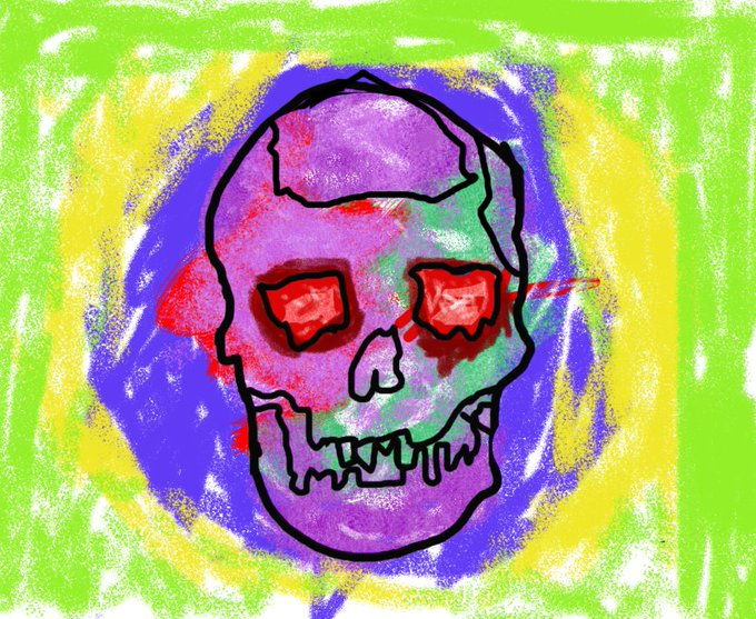 My first NFT 💀💀💀 Skull 001 Auction on <a href="/foster_protocol/">Foster</a> ▫️Reserve: 0.4 $SOL ▫️Increment: 0.1 $SOL ▫️Time: 24 Hours Link fostermarketplace.app/nft/7AmqDwWL68… #artworks #Solana #DigitalArt #fostermarketplace #nfts #nftgiveaway