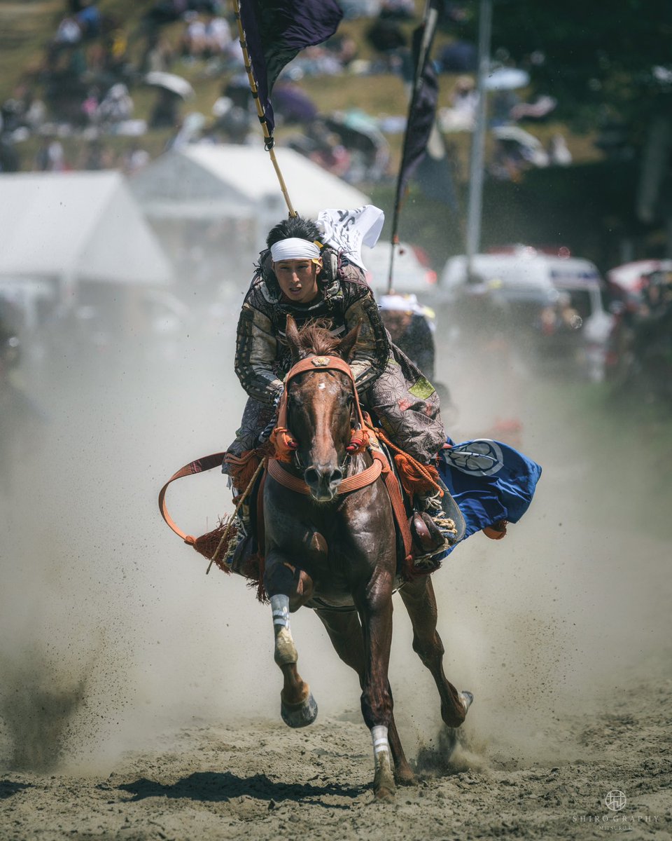 相馬野馬追🐴甲冑競馬
疾走する騎馬武者がめちゃくちゃ格好良かった！撮るの難しかった。。
