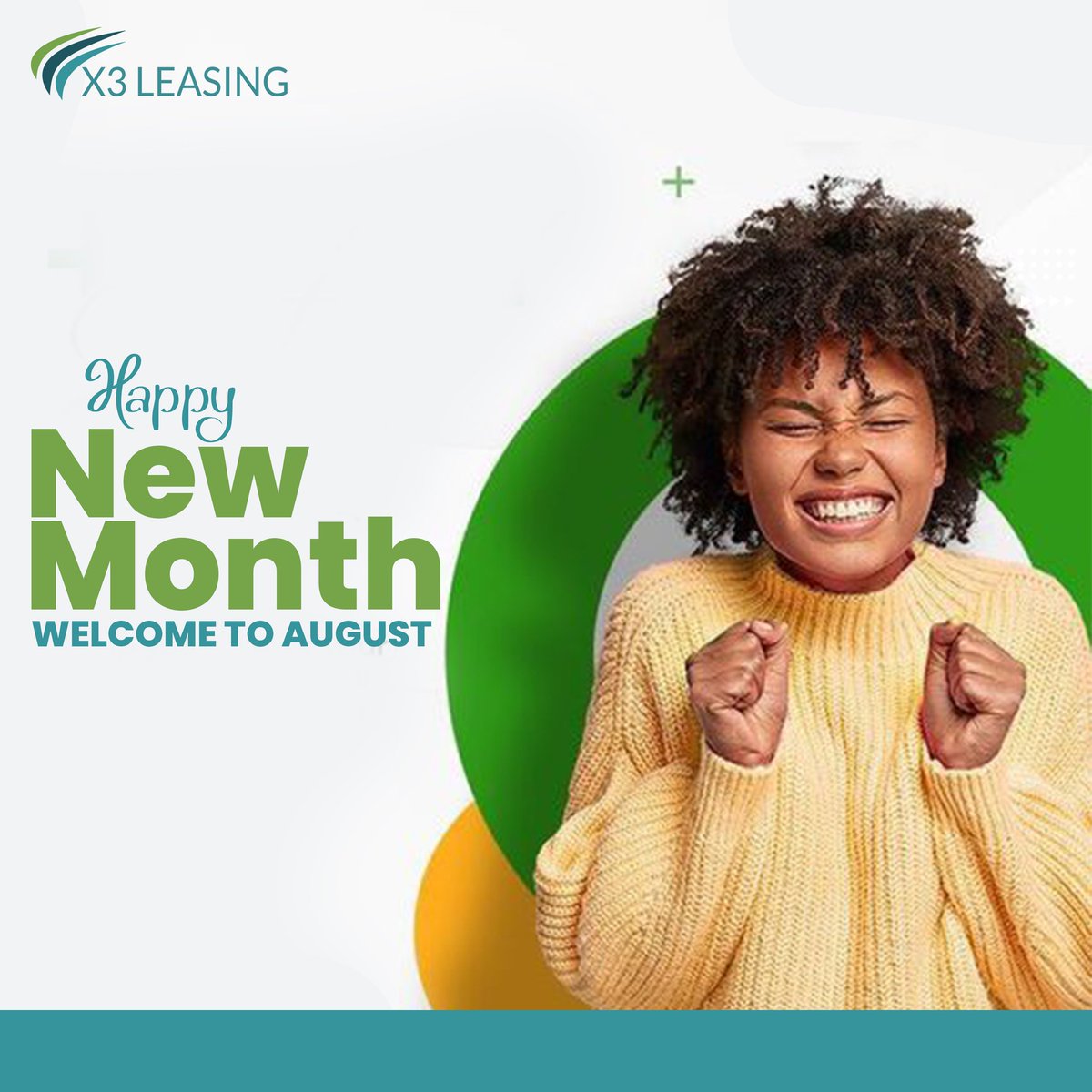 X3Leasing's tweet photo. Let's kick-start the month with focus and determination. Here's to a month of smashing goals 💪

#NewMonth
#X3Leasing 
#august https://t.co/XWRKY1MS3k