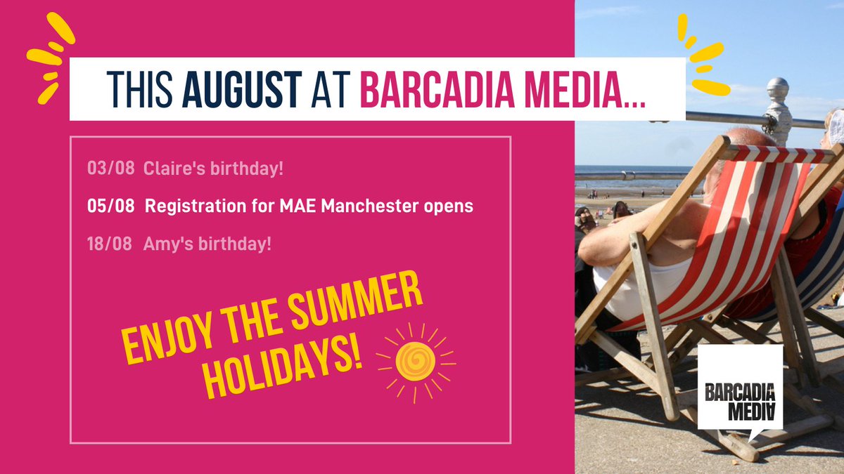 It's officially August! 😎