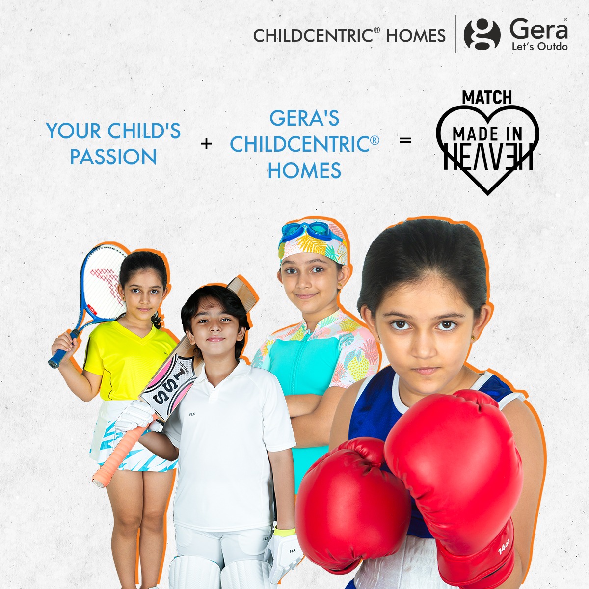 geradevelopment's tweet photo. Gera's ChildCentric® Homes: Providing your child with world-class opportunities right at your doorstep.
#MatchMadeInHeaven #GeraDevelopments #DreamBig #ChildCentricHomes #LetsOutdo #MadeInHeaven2 https://t.co/BeMxghbnK5