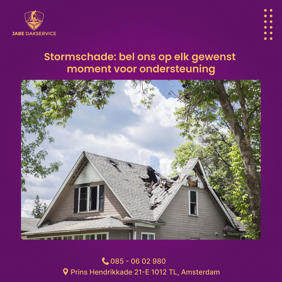 Jabe_Dakservice's tweet photo. Jabe Dekservice- Roofing Service

#JabeDakservice #Dakreparatie #Dakproblemen #Dakonderhoud #Dakinspectie #Dakbedekking #Daklekkage #Dakherstel #Dakdekker #Dakgarantie #Dakspecialist #Dakspoedservice #Dakreparateur #Dakvervanging #dakreparatiespecialist https://t.co/3Qjg1GyY7D