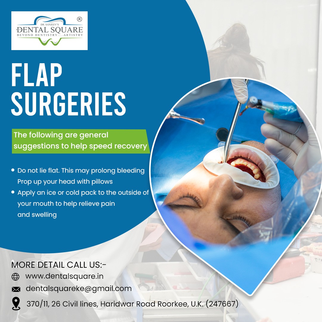 drsanjeevji's tweet photo. 𝐅𝐋𝐀𝐏 𝐒𝐔𝐑𝐆𝐄𝐑𝐈𝐄𝐒: 𝐃𝐄𝐍𝐓𝐀𝐋 𝐒𝐐𝐔𝐀𝐑𝐄
• Do not lie flat. This may prolong bleeding Prop up your head with pillows

☎️Call +91-9045090455
📨Email: dentalsquarerke@gmail.com
🌎Visit: https://t.co/pqppId5NIP
#FlapSurgeries #DentalSurgery #OralHealth #OralCare https://t.co/qTWCt7gNV8