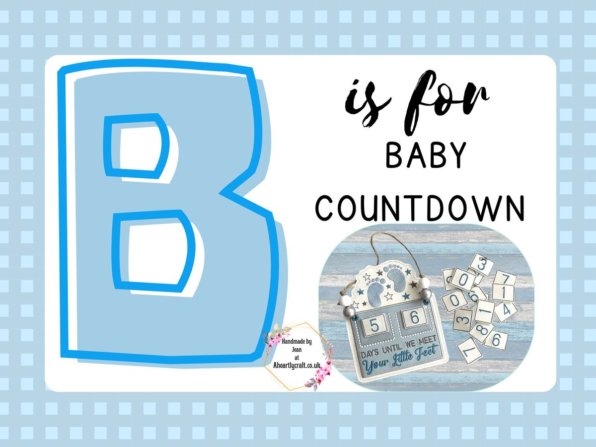 Aheartlycraft (@aheartlycraft) on Twitter photo B is for Baby Countdowns, Now available to order <a href="/Aheartlycraft/">Aheartlycraft</a> in my store aheartlycraft.co.uk/new-baby-feet-… #Newbaby #Mumtobe #Momtobe #Countdown #MHHSBD #CraftBizParty #Handmade #Giftidea #BabyShower #BabyGift #SmallBusiness B is for Baby Countdowns, Now available to order <a href="/Aheartlycraft/">Aheartlycraft</a> in my store aheartlycraft.co.uk/new-baby-feet-… #Newbaby #Mumtobe #Momtobe #Countdown #MHHSBD #CraftBizParty #Handmade #Giftidea #BabyShower #BabyGift #SmallBusiness