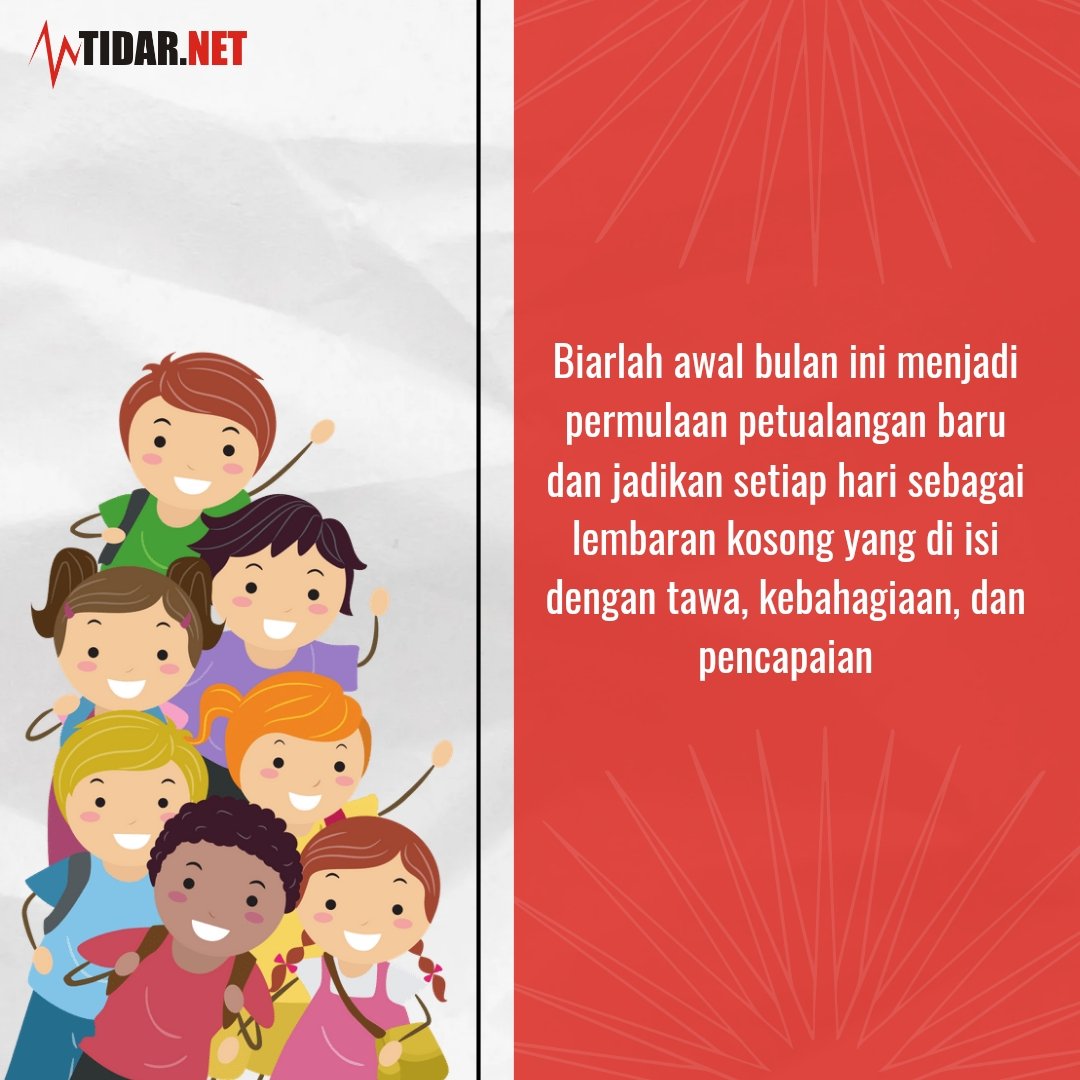 TidarNet's tweet photo. Selamat memasuki separuh 2023 di bulan Agustus ini, tetap semangat 45
#sobattidarnet #bersamatidarnet #gotodigital #quotes https://t.co/IdcwOw8Tr1