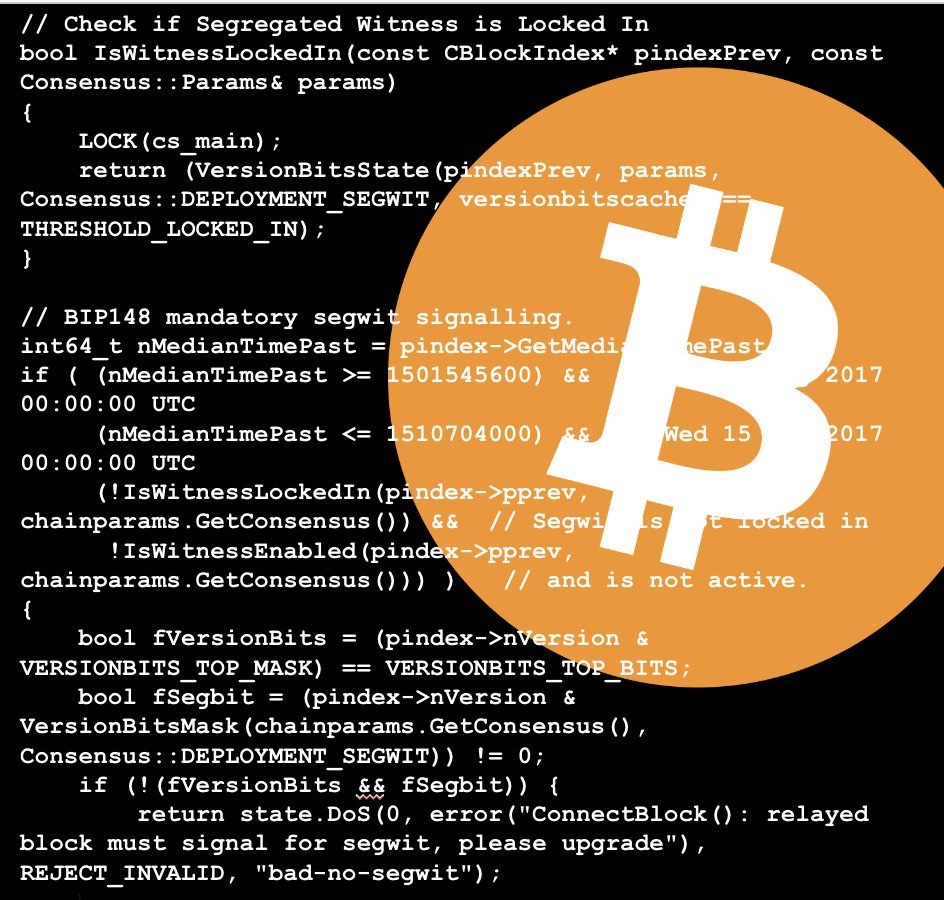 pete_rizzo_'s tweet photo. ✨ 6 years ago today, #Bitcoin users proved, once and for all, that miners *do not* control the protocol. 

Today we celebrate #Bitcoin's decentralization ⚔️

Today we celebrate #Bitcoin Independence Day 🎉 https://t.co/0fHuUlsmk0