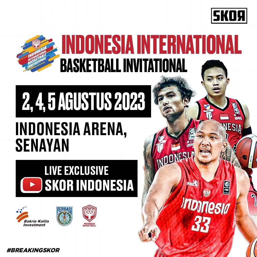 skorindonesia's tweet photo. Saksikan Indonesia International Basketball Invitational 2023 mulai tanggal 2-5 Agustus 2023 di Indonesia Arena, Senayan, Jakarta.

Live di YouTube Skor Indonesia!

Berikut jadwal pertandingannya ya Skorer!

#BreakingSkor #TimnasBasket #perbasi https://t.co/rfWKp4oFwq