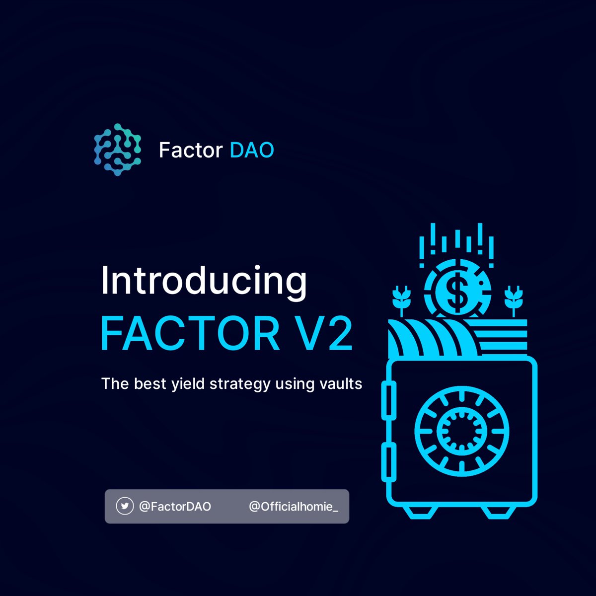 OneTrueHomie's tweet photo. I'm maxing out my bag in DeFi using strategies on #Factorv2

You don't KNOW and haven't USED
@FactorDAO vaults.

I'll bridge that gap in 2 minutes. 🧵 https://t.co/dKRygKhwpF