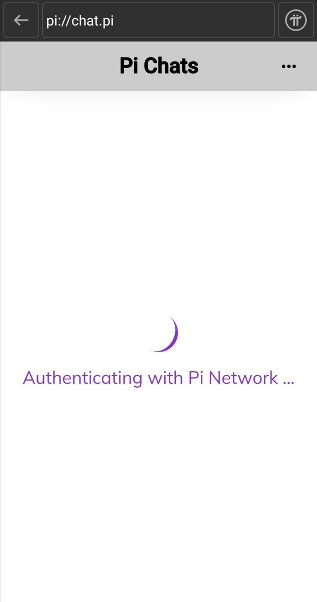 nonymoushack's tweet image. Not much functionality has been added, but loading is unnecessarily long.
#PiNetwork #Authenticating