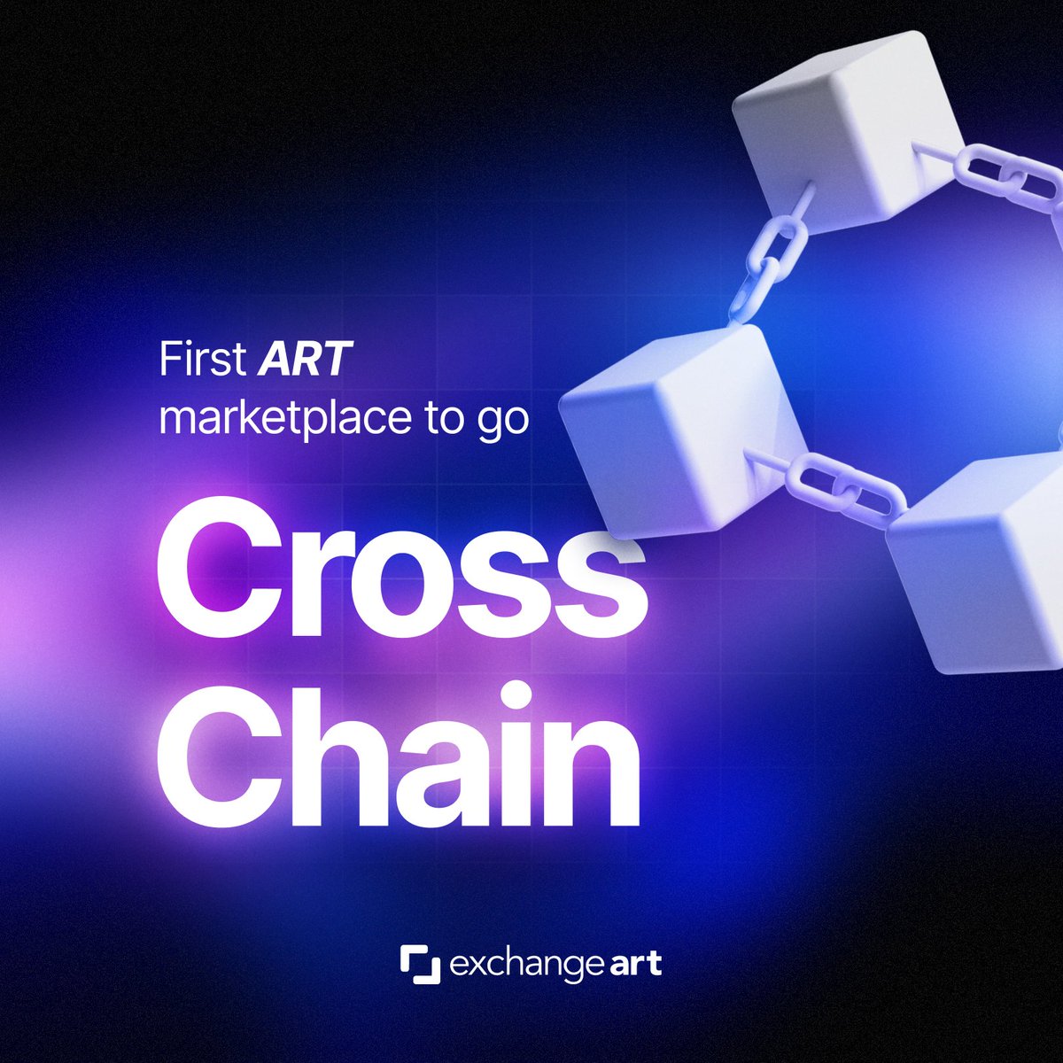 Today we make history together; we're the first ART marketplace to go Cross Chain. ETH is live on Exchange Art!

A reminder that we're not leaving Solana; we're bringing ETH to our community.

Stay tuned for the first 2 curated drops coming later today! 

More info below 👇