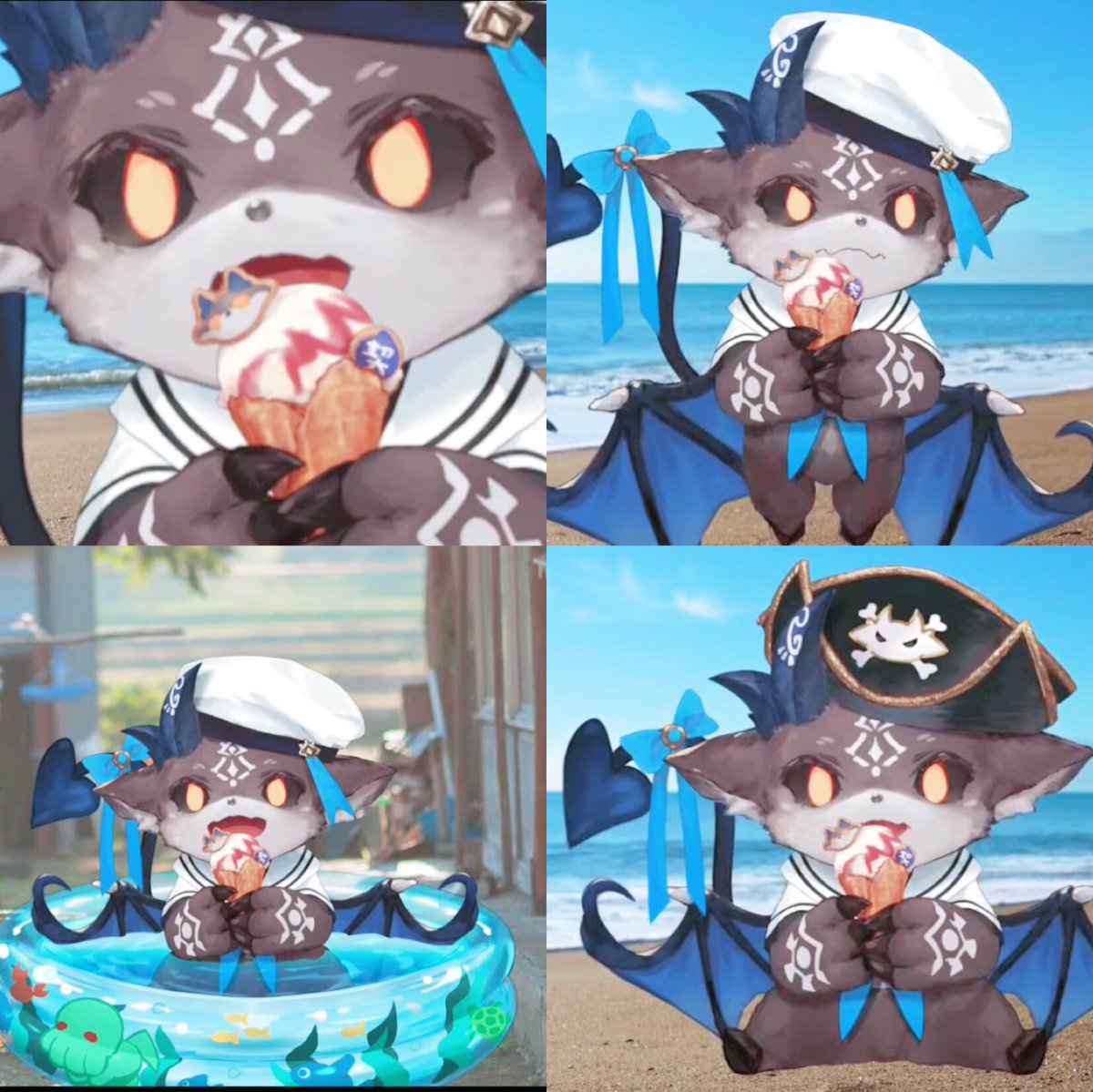でびる様 でび様世界一可愛い👿🏴‍☠️契約者おかしくなっちゃう…可愛いしか言え