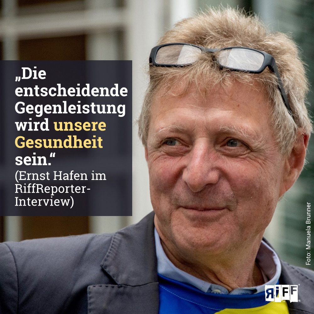 Peter Spork (@sporkpeter) on Twitter photo Warum sträuben sich hierzulande so viele Menschen, der Forschung ihre #Gesundheitsdaten zu geben? Weil sie nichts dafür zurückbekommen, sagt #Systembiologe <a href="/ehafen/">Ernst Hafen</a> im großen <a href="/riffreporter/">RiffReporter</a>-Interview. So verspielt die #Zukunftsmedizin eine riesige Chance.
riffreporter.de/de/wissen/gesu… Warum sträuben sich hierzulande so viele Menschen, der Forschung ihre #Gesundheitsdaten zu geben? Weil sie nichts dafür zurückbekommen, sagt #Systembiologe <a href="/ehafen/">Ernst Hafen</a> im großen <a href="/riffreporter/">RiffReporter</a>-Interview. So verspielt die #Zukunftsmedizin eine riesige Chance.
riffreporter.de/de/wissen/gesu…