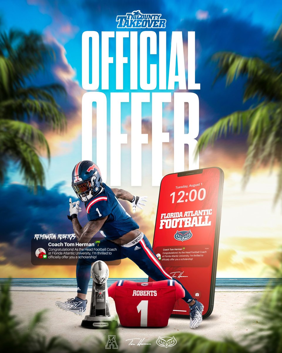 Can’t wait to rock out💚 @CoachRoc @FAUFootball