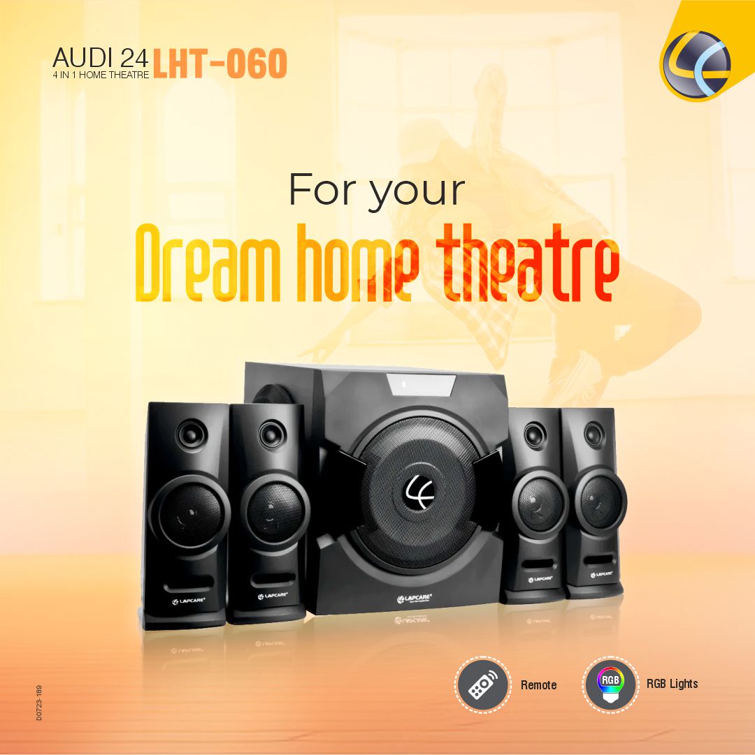 Lapcare_World's tweet image. Immerse in Audi Surround Sound! Lapcare Audi 24 - Your Ultimate 4-in-1 Home Theatre Experience  #EntertainmentAtItsBest #audi #4in1 #speaker #home #theatre #sound #entertainment #music #movie #FM #remote #control #Bluetooth #AUX #SD #RGB #light #woofer #lapcare #lapcareworld
