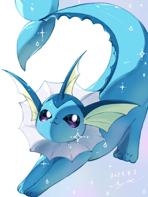 #シャワーズの日 #水の日