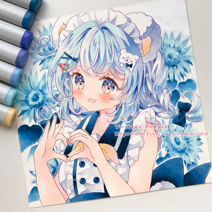 「bear ears blue eyes」 illustration images(Latest)｜4pages
