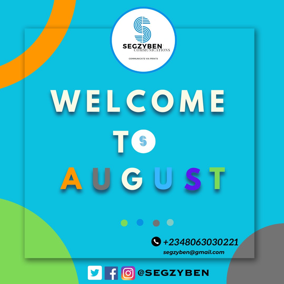 SegzyBen's tweet image. This is the beginning of a new month! Your joy will be full,songs of victory will never stop coming out of your mouth, We wish you a #HappyNewMonth and better days ahead.
#SegzybenComm.
#AugustWish.
#August2023.
#NewMonth2023. #August1stTweetOutDay.