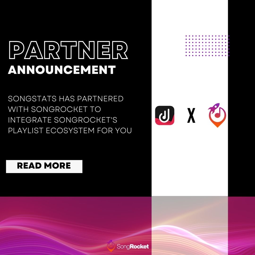 We are pleased to announce our partnership with <a href="/SongstatsApp/">Songstats</a>  the best analythics tool out there for artist and labels. Read more and grab your discount.
songrocket.com/support/genera…

#Spotify #MusicData #MusicIndustry #MusicBusiness #MusicBiz #Playlists #music #BreakingNews