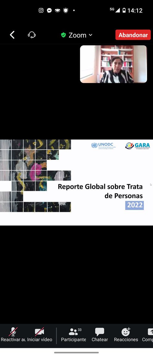 garapesnna10's tweet photo. Se presentó Informe Global 2022 sobre trata de personas a cargo de Coordinadora del componente de lucha contra la trata de personas y el tráfico ilícito de migrantes de la Oficina de las Naciones Unidas contra la Droga y el Delito 
 para los países Andinos y el Cono Sur. Org.GARA https://t.co/1FgyqgEVff