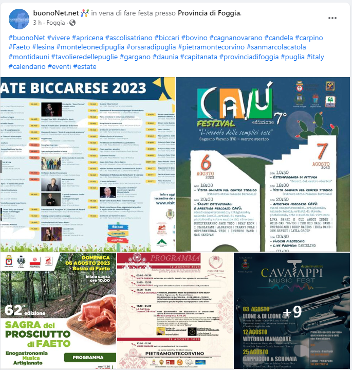 La Capitanata comprende 61 comuni dall'eccezionale valore paesaggistico, gastronomico e culturale.
Foggia dovrebbe avere l'obiettivo di supportare lo sviluppo logistico interno e l'apertura e riconoscibilità verso l'esterno delle proprie tipicità.
#buonoNet #migliorare #Foggia