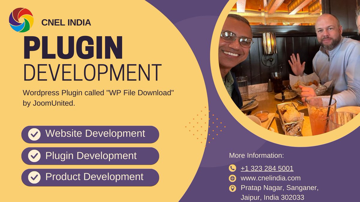 cnelindia's tweet image. Wordpress Plugin called &quot;WP File Download&quot; by JoomUnited.

#plugindevelopment#cnelindia#websites#softwaredevelopment#teamindia