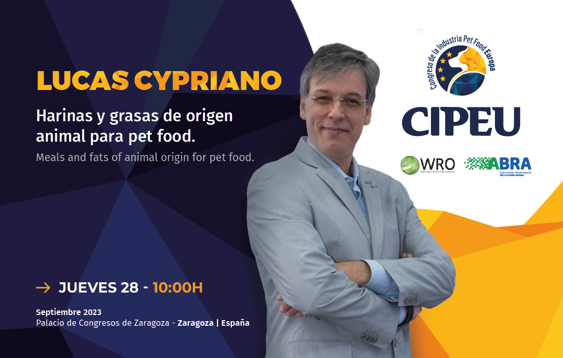 cipeu2023's tweet photo. 🗣Lucas Cypriano dictará una interesante conferencia en CIPEU 2023❗

⚠¡Últimos días para registrarte con early bird 50% off!📎link en bio!

📆27 y 28 de septiembre 📍 @CongresosZgz 
@Allpetfood  - @feriadezaragoza 🤝 Con el apoyo de ANFAAC https://t.co/p9tqIFN0Bj