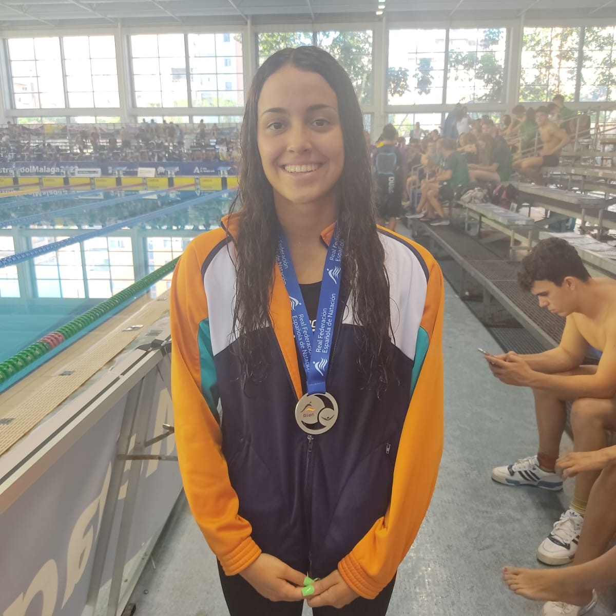 GSDcdeportivo's tweet photo. CTO. ESPAÑA ABSOLUTO-JUNIOR VERANO: ¡Nuestra nadadora ISABEL FERNÁNDEZ COLMENARES se cuelga la medalla de PLATA en la prueba 100 Braza femenino Junior 2006! ¡Grande Isa! ¡Enhorabuena! https://t.co/LIADJmY45I
