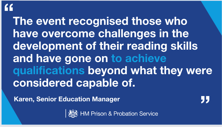 We know that learning to read has a transformative impact and allows prisoners to gain qualifications which in turn can help with employment and reducing reoffending.
That's why we welcomed <a href="/WakefieldMayor/">Mayor of Wakefield</a> to our annual event to showcase the real power reading has ⬇️