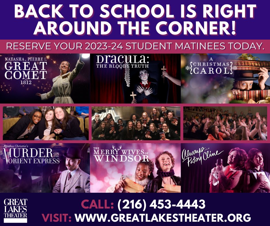 Educators - it's almost back to school! (we know, we know - summer slow down!), do you have your Student Matinees booked for our next season? We've got some extraordinary possibilities - take a look and send your request to guarantee your spot! buff.ly/3irp03a