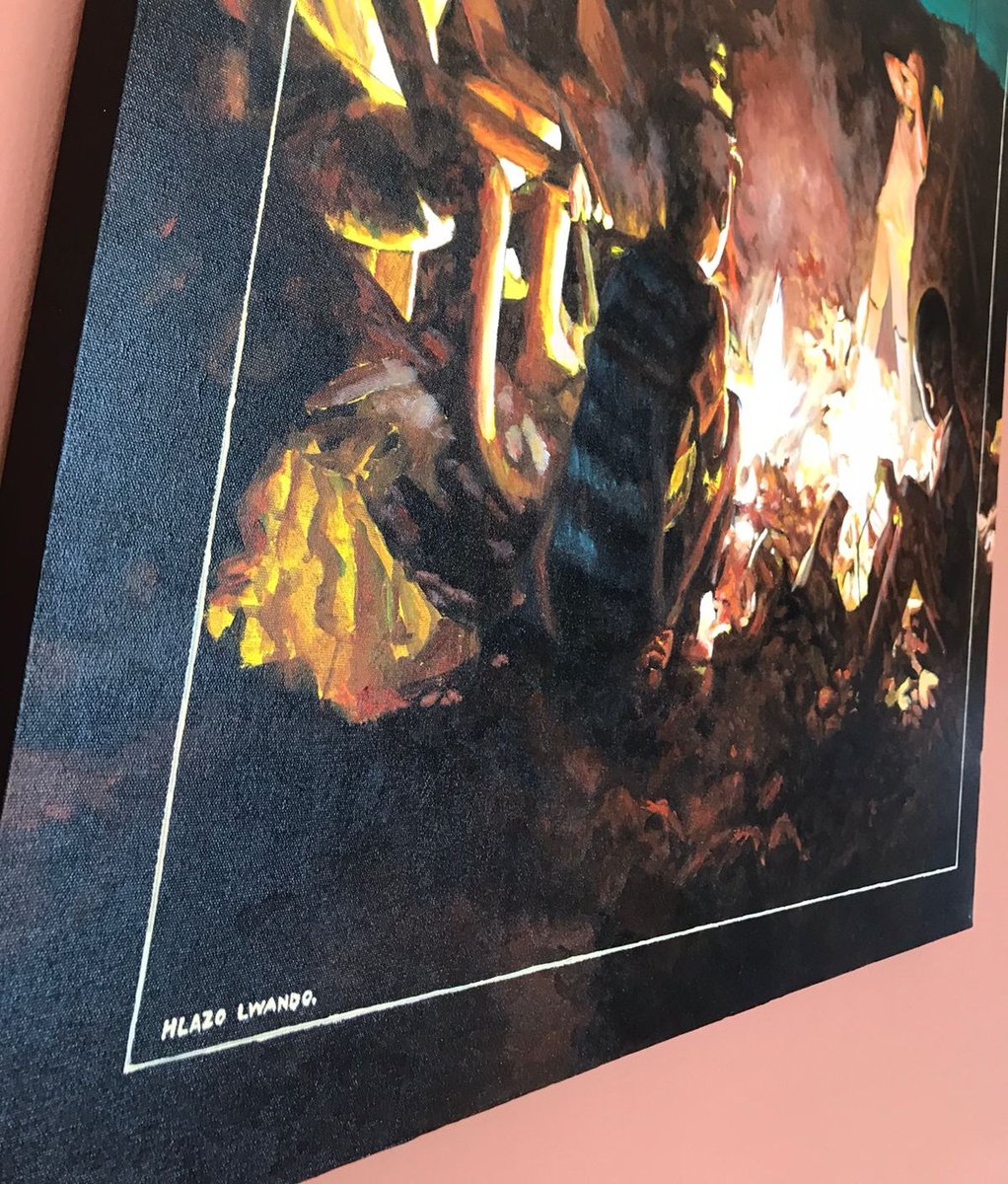 Hlazo15's tweet photo. A close up to "The Light" painting 🖼️

#ElonX #elon #wtfisx #Malema #artistsontwitter #art #southafrica https://t.co/AVsyIUk3EW