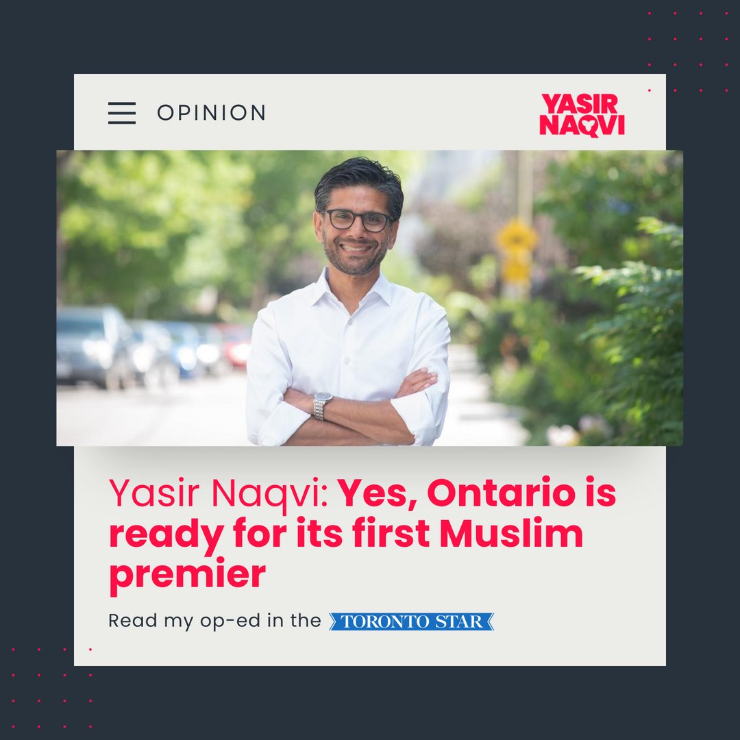 “My journey has never been easy, but I didn’t get into politics because it is easy. No barrier was ever broken without hard work and sacrifice.” I wrote an op-ed in today’s @TorontoStar. I hope you can check it out: thestar.com/opinion/contri…