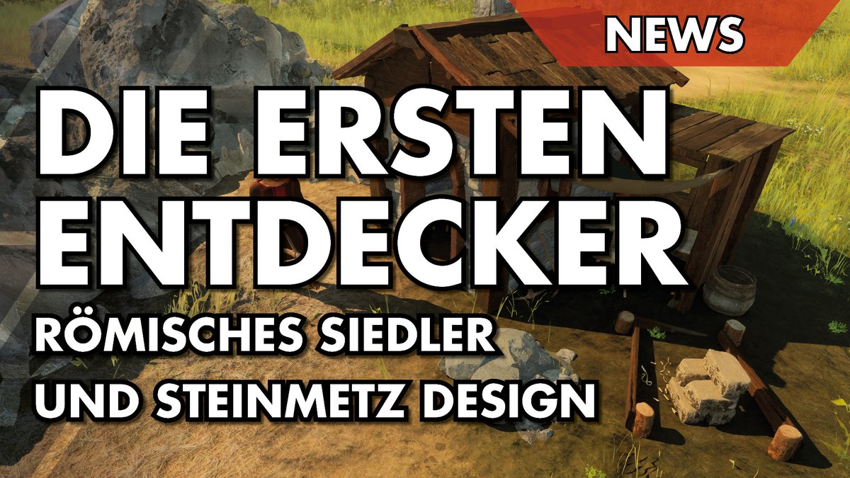 lounge_zocker's tweet image. Erneut präsentiert uns Buchwald zu seiner Interpretation eines würdigen #DieSiedler Nachfolgers im Geiste, mit dem ersten Design eines römischen Siedlers sowie des Steinmetzes, dass es gut voran geht mit seinem 1-Mann Projekt auf Basis der #UnrealEngine5. (1/2) #thefirstexplorers