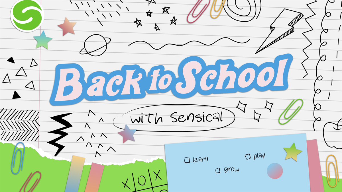 It’s 𝗕𝗔𝗖𝗞 𝕋𝕆 𝗦𝗖𝗛𝗢𝗢𝗟 month: 📝 A month filled with new adventures to help fuel your child’s curiosity. Help make this the most unforgettable school year with Sensical! 📚 #backtoschool #august