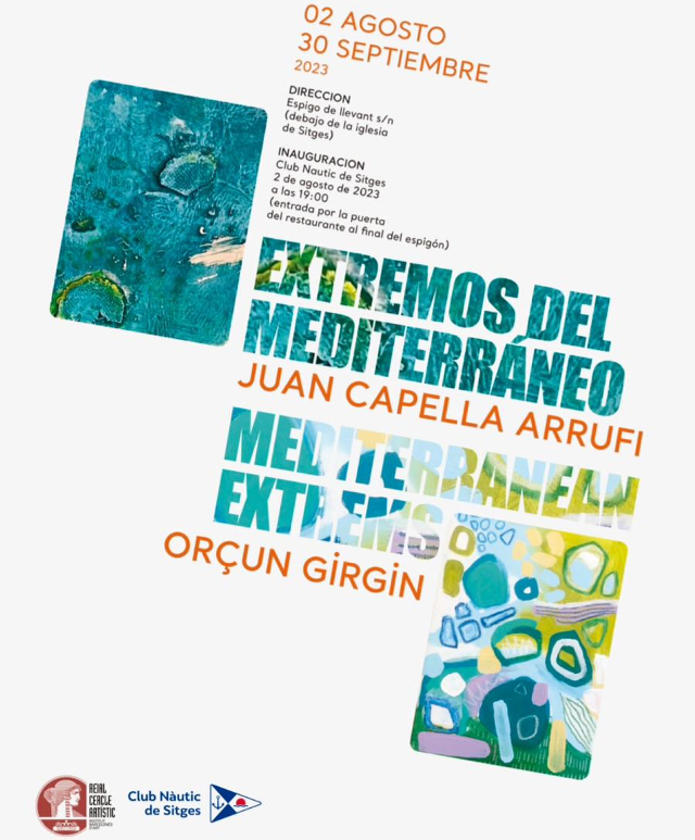 GramWilhelm's tweet photo. Orçun Girgin, nuevo colaborador en Gram Wilhelm “Talentos Conquistados”. De la mano de Juan B. Capella expone #ExtremosdelMediterráneo #exposición #exhibition en el Club Náutico de #Sitges. Se inaugura el 2 de agosto a las 19:00h. ¡No te lo pierdas!
#Orcungirgin #JuanCapella https://t.co/VS6diNVMNm