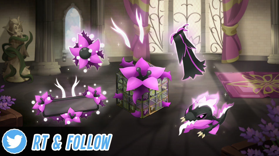 DofusTouch's tweet photo. 🌺 Aussi mystérieuse que Belladone, découvrez sa Blind Box pour tout achat en monnaie réelle ! 

Retrouvez également la panoplie Jahash en boutique ! 🛡

➡https://t.co/F4up8QWkGr

🔁 RT + Follow pour tenter de remporter une Blind Box. https://t.co/Yj4atM31Y2