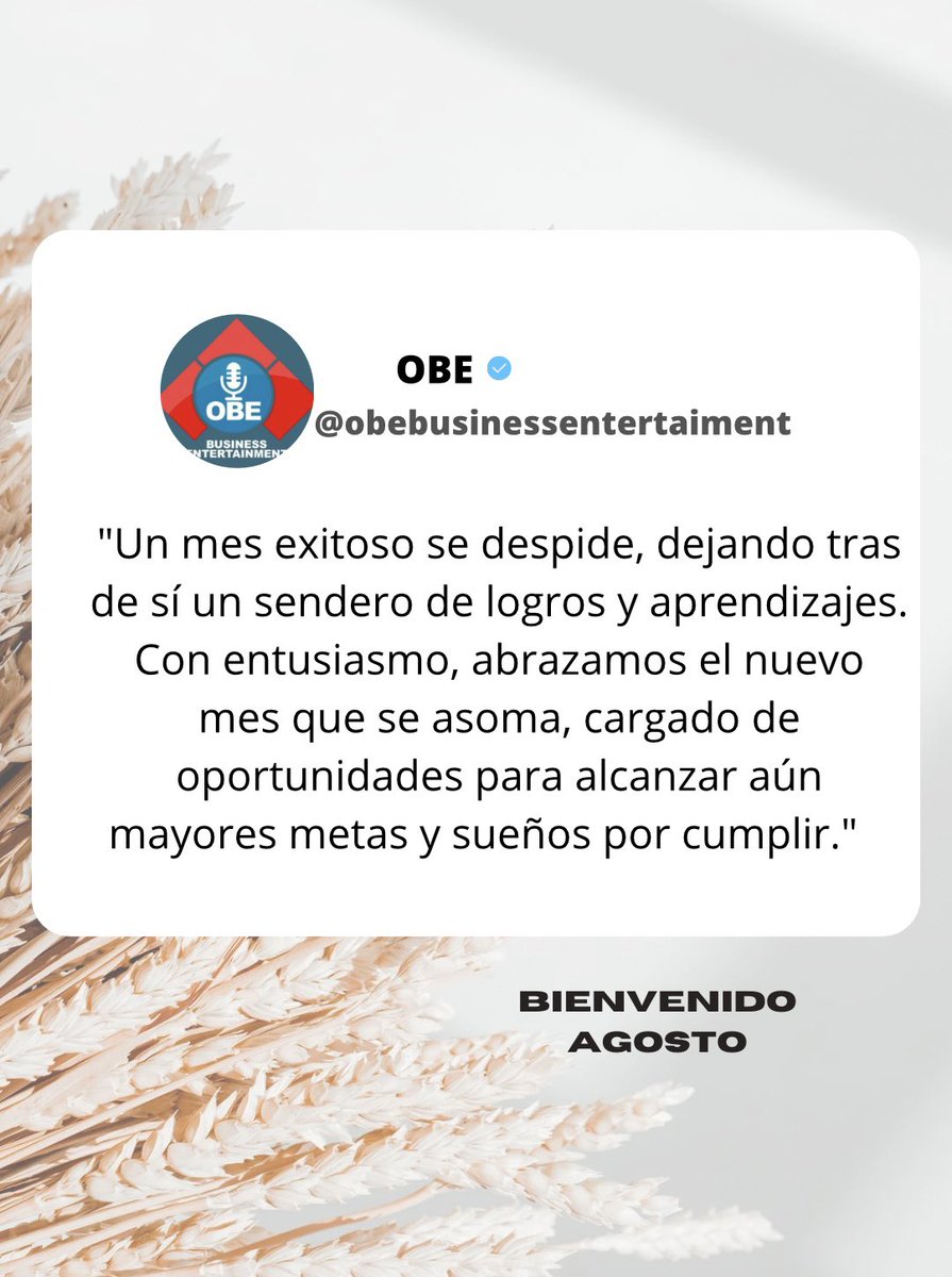 OdilBeato's tweet photo. Al despedir un mes exitoso, podemos mirar hacia adelante con entusiasmo y esperanza, pues un nuevo mes se presenta ante nosotros, lleno de oportunidades para seguir persiguiendo nuestras metas y hacer realidad nuestros sueños. https://t.co/1S9hP1y1rx