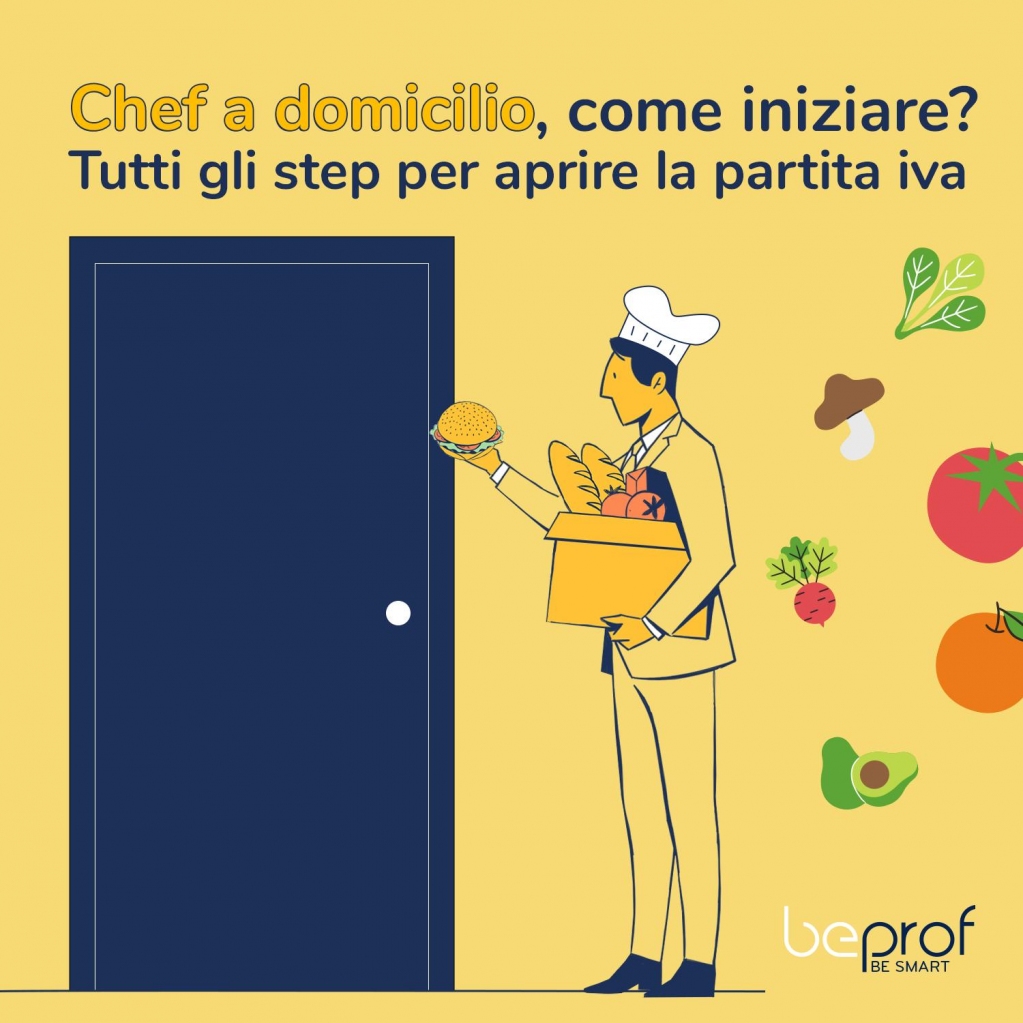 BeProfApp's tweet photo. Quali sono i requisiti necessari per diventare Chef a Domicilio?

Scoprilo insieme a noi: https://t.co/jq1UdlYFAv 

#BeProf #LiberiProfessionisti #PartitaIVA #chef #freelance #ChefADomicilio #ristorazione https://t.co/LHD5jeoJkt